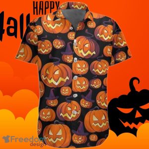Halloween Hawaiian Shirt Halloween Pumpkin Aloha Shirt Mens Womens Gift
