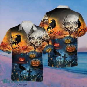Halloween Hawaiian Shirt Mens Halloween Themed Q4K