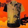 Halloween Hawaiian Shirt Orange Halloween Pumpkin  Shirt Mens Adult Gift Ideas
