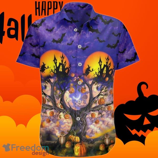 Halloween Hawaiian Shirt Pumpkin Halloween Themed Aloha Shirt