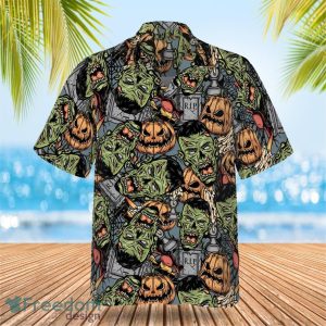 Halloween Monsters Hawaiian Shirt For Men Horror Gifts For Your Husband