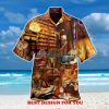 Happiness Is A Good Book And A Cat Gift Print Over 3D Hawaiian Shirt
