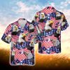 Happy Independence Day Eagles United States Flag All 3D Printed Hawaiian Shirt For Men Women