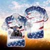 Happy Independence day Black Angus All Over Printed 3D Hawaiian Shirt For Men Women