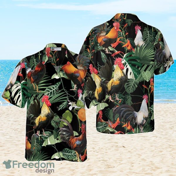 Happy Rooster Hawaiian Shirt Best Gift For Men And Women