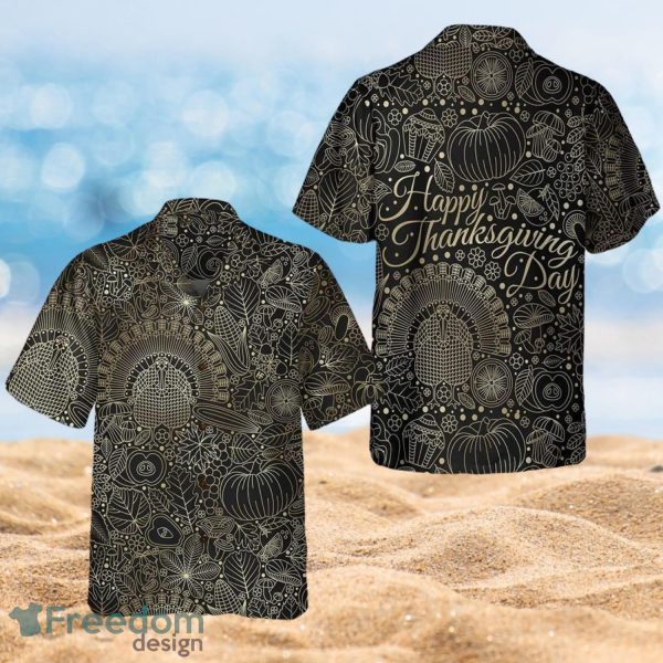 Happy Thanksgiving Day Thanksgiving Gifts Full Over Print Hawaiian Shirt