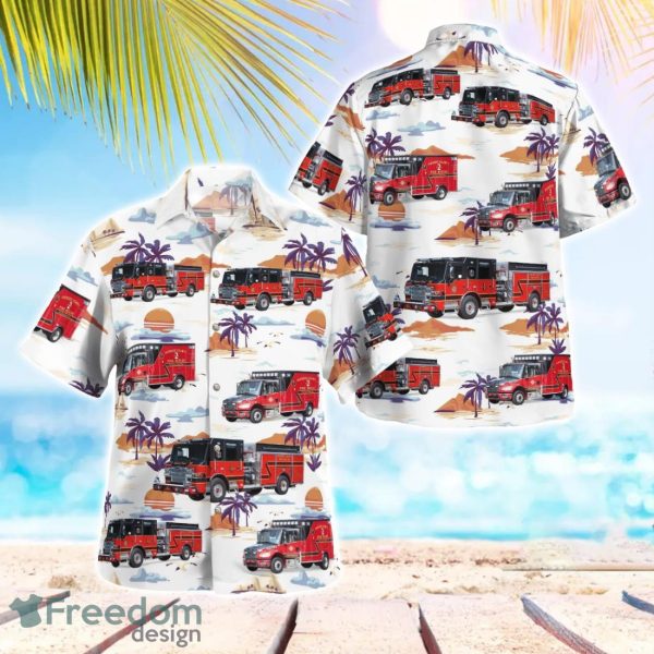 Hardee County Florida Fire Department 3D Hawaiian Shirt