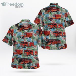 Harford County Maryland Aberdeen Fire Department Hawaiian Shirt