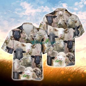 Herd Of Sheep All Over Printed 3D Hawaiian Shirt For Men Women