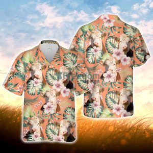 Hereford Summer Happiness Floral Farm 3D Hawaiian Shirt For Men Women