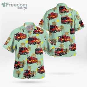 Hertfordshire England United Kingdom Hertfordshire Fire And Rescue Service Hawaiian Shirt