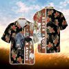 Hibiscus Flowers Black Angus Cattle Brown All Over Printed 3D Hawaiian Shirt For Men Women