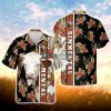 Hibiscus Flowers Simmental Cattle Brown All Over Printed 3D Hawaiian Shirt For Men Women