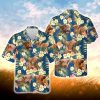 Highland Summer Blue Floral 3D Hawaiian Shirt For Men Women