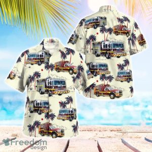 Highlands County Fire Rescue Beach Hawaiian Shirt Summer Gift