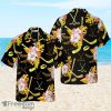 Hockey Tropical Black Amp Yellow Hawaiian Shirt Secial Gift For Men And Women