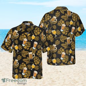 Hop Cones Beer Glass Hawaiian Shirt Special Gift For Men And Women