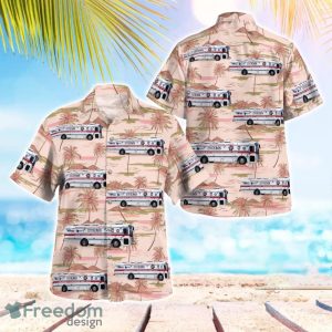 Hopkins County EMS AMBUS 3D Hawaiian Shirt