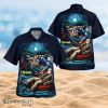 Horror Characters Halloween Night Black Shirt Full Over Print Hawaiian Shirt