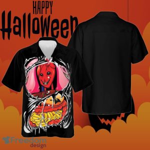 Horror Human Guts Halloween Hawaiian Shirt
