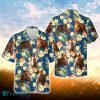 Horse Summer Blue Floral 3D Hawaiian Shirt For Men Women