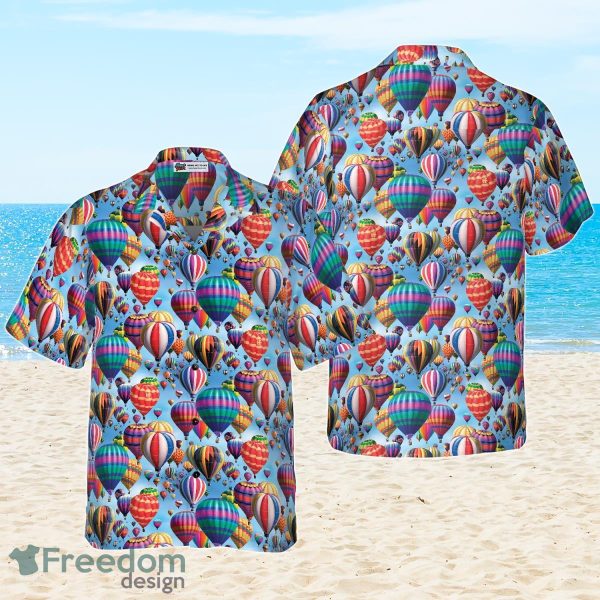 Hot Air Balloon Hawaiian Shirt Impressive Gift For Men And Women