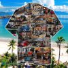 Hot Rod Collage Route Hawaiian Shirt