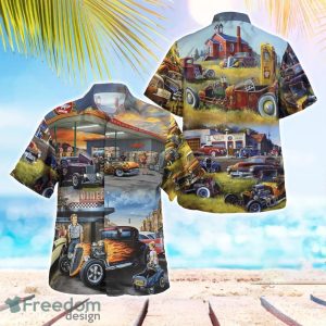 Hot Rod Hawaiian Shirt Beach Shirt Summer Holiday Gift