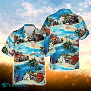 Hot Rod Hawaiian Theme All Printed 3D Hawaiian Shirt For Men Women