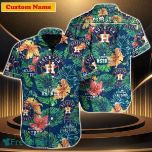 Houston Astros MLB Custom Name Hawaiian Shirt For Men Women Gift For Fan