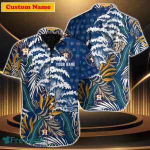 Houston Astros MLB Custom Name Hawaiian Shirt Impressive Gift For Men Women Fans