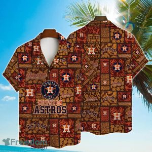 Houston Astros Major League Baseball Hawaiian Shirt with 3D Printed Design
