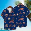 Houston Astros Major League Baseball Simple Pattern 3D Print Hawaiian Shirt For Fans