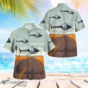 Houston Police Department H125 Airbus N2374F Beach Hawaiian Shirt Summer Gift