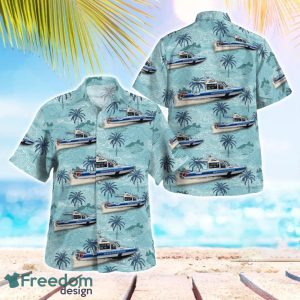 Houston Police Department Patrol Boat Aloha Hawaiian Shirt
