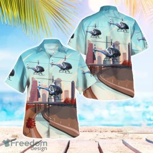 Houston Police Department Schweizer 333 (269D) 3D Hawaiian Shirt