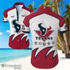 Houston Texans Big Logo Hawaiian Summer Beach Shirt Full Print