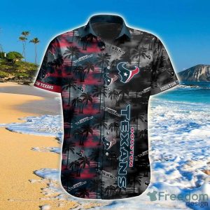 Houston Texans Hawaiian Shirt Palm Tree Pattern For Men And Women