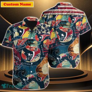 Houston Texans NFL Custom Name Hawaiian Shirt For Men Women Special Gift For Fan