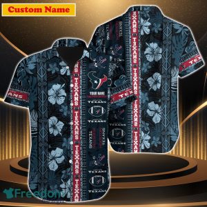 Houston Texans NFL Custom Name Hawaiian Shirt For Men Women Style Gift For Fan