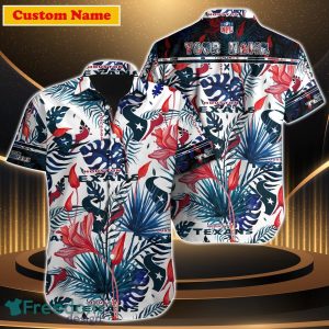 Houston Texans NFL Custom Name Hawaiian Shirt Gift For Men Women
