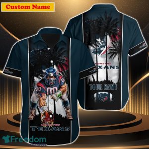 Houston Texans NFL Custom Name Hawaiian Shirt Special Gift For Men Women
