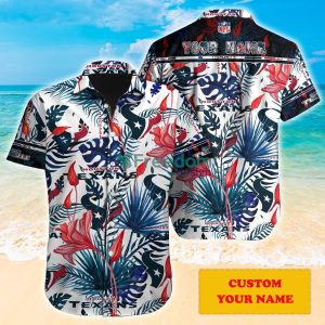 Houston Texans NFL Custom Name Hawaiian Shirt Super Hot Design For Fans