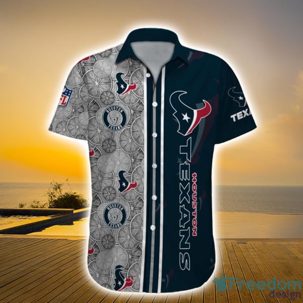 Houston Texans NFL Custom Name Lemon Sketch Art Pattern Short Sleeve Hawaiian Shirt For Men And Women