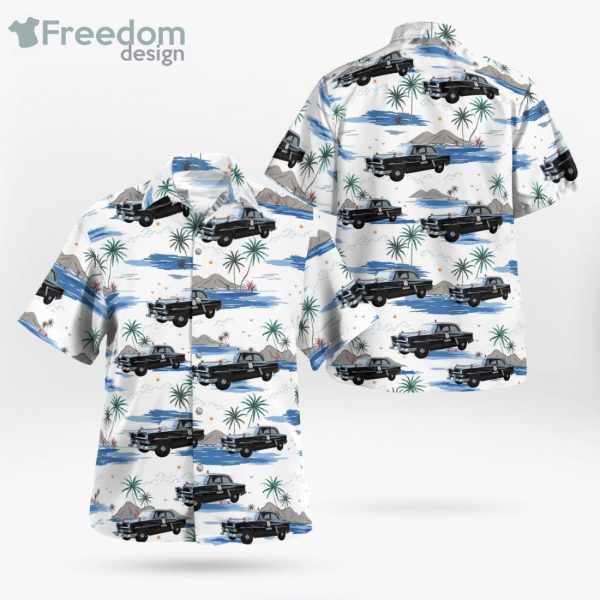 Houston Texas Houston Police Department 1952 Ford Customline Patrol Car Hawaiian Shirt