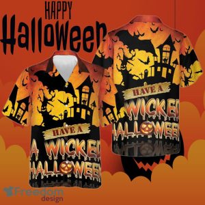 I Have A Wicked Halloween Hawaiian Shirt Bat Spooky