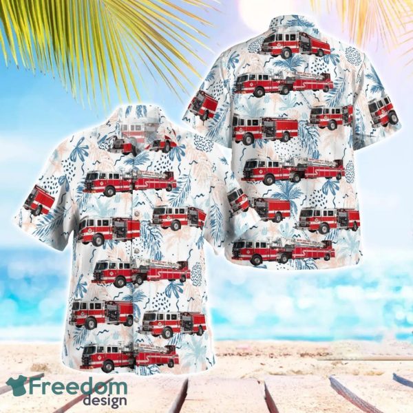 Idaho Boise Fire Department Tropical 3D Hawaiian Shirt Gift For Summer