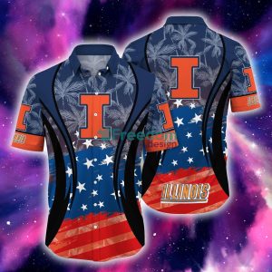 Illinois Fighting Illini NCAA3 Hawaiian Shirt Trending Style For Fans