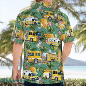 Pingree Grove Fire Protection District 3D Summer Aloha Hawaiian Shirt