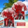 Indiana Hoosiers Hawaii Shirt Custom Name Sports Team Beach Shirt